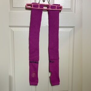 Pastorelli stirrup leg warmers - purple